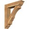 Ekena Millwork Balboa Traditional Rough Sawn Bracket w/ Offset Brace, Western Red Cedar, 8"W x 34"D x 38"H BKT0806X34X38BOA01RWR - alternate 1